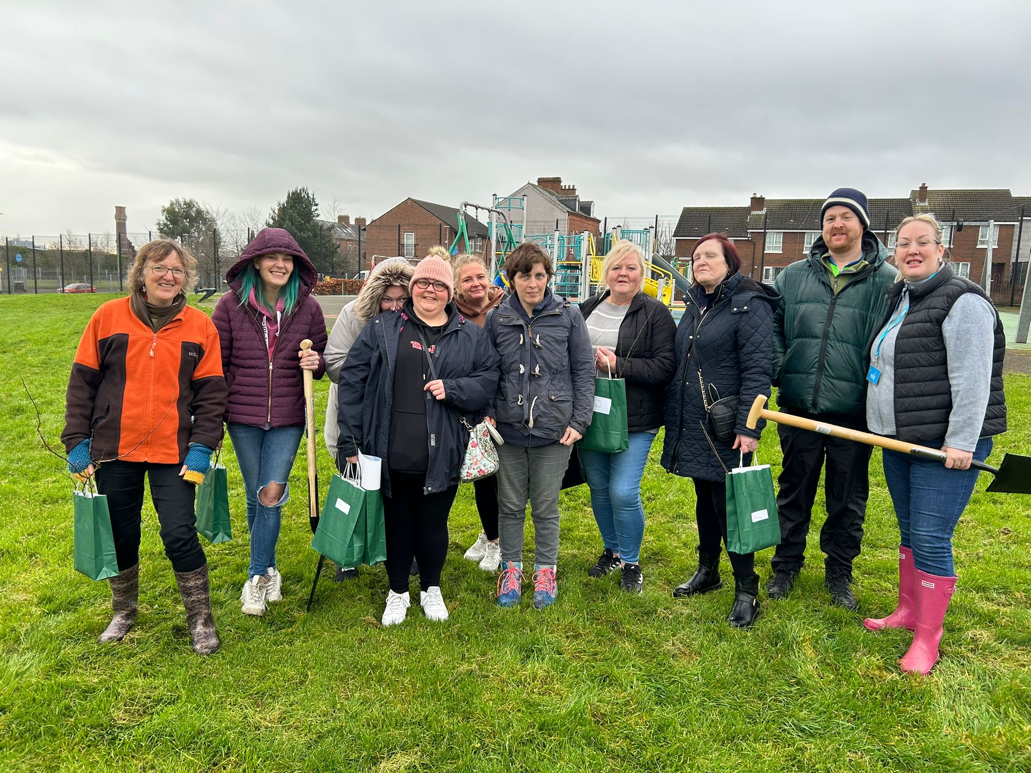 Community members enjoying festive celebrations at Old Park Community Centre