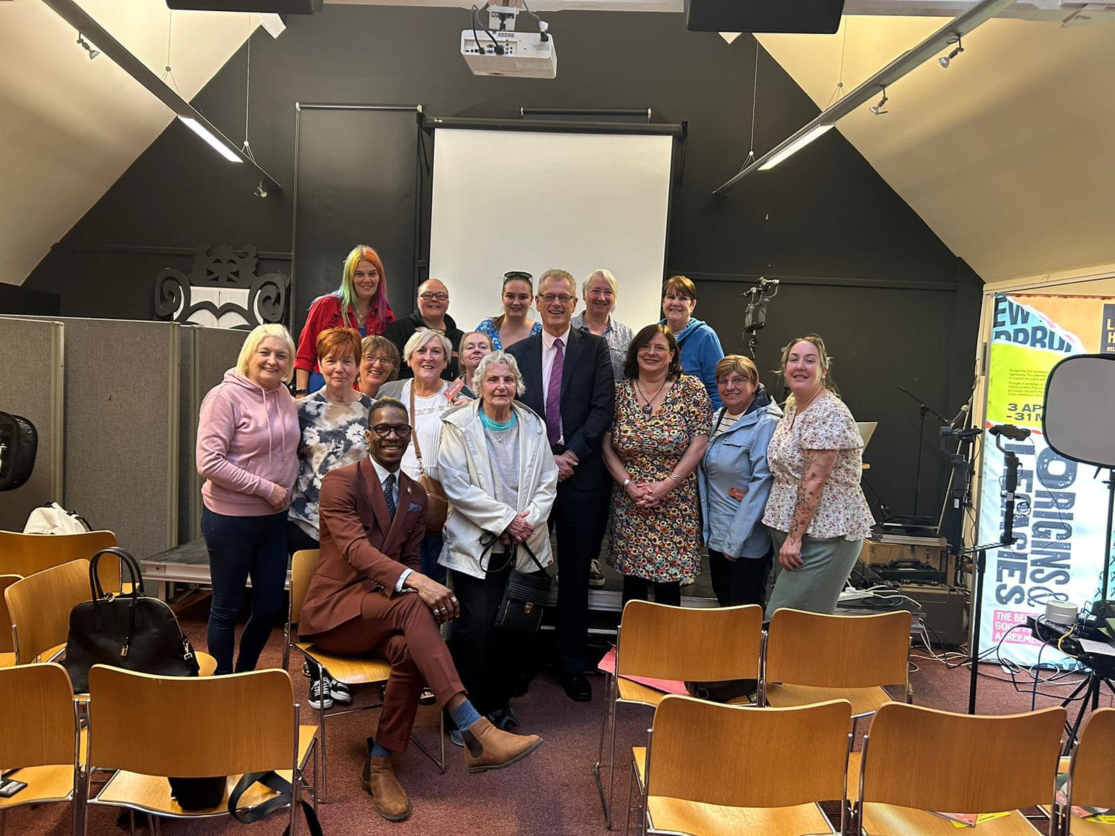 Major community event at Old Park Community Centre with residents participating